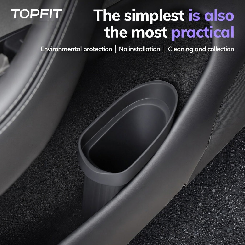 Car Door Mounted Trash Can