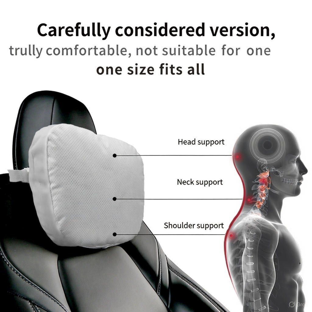 Suede Lumbar Support Cushion