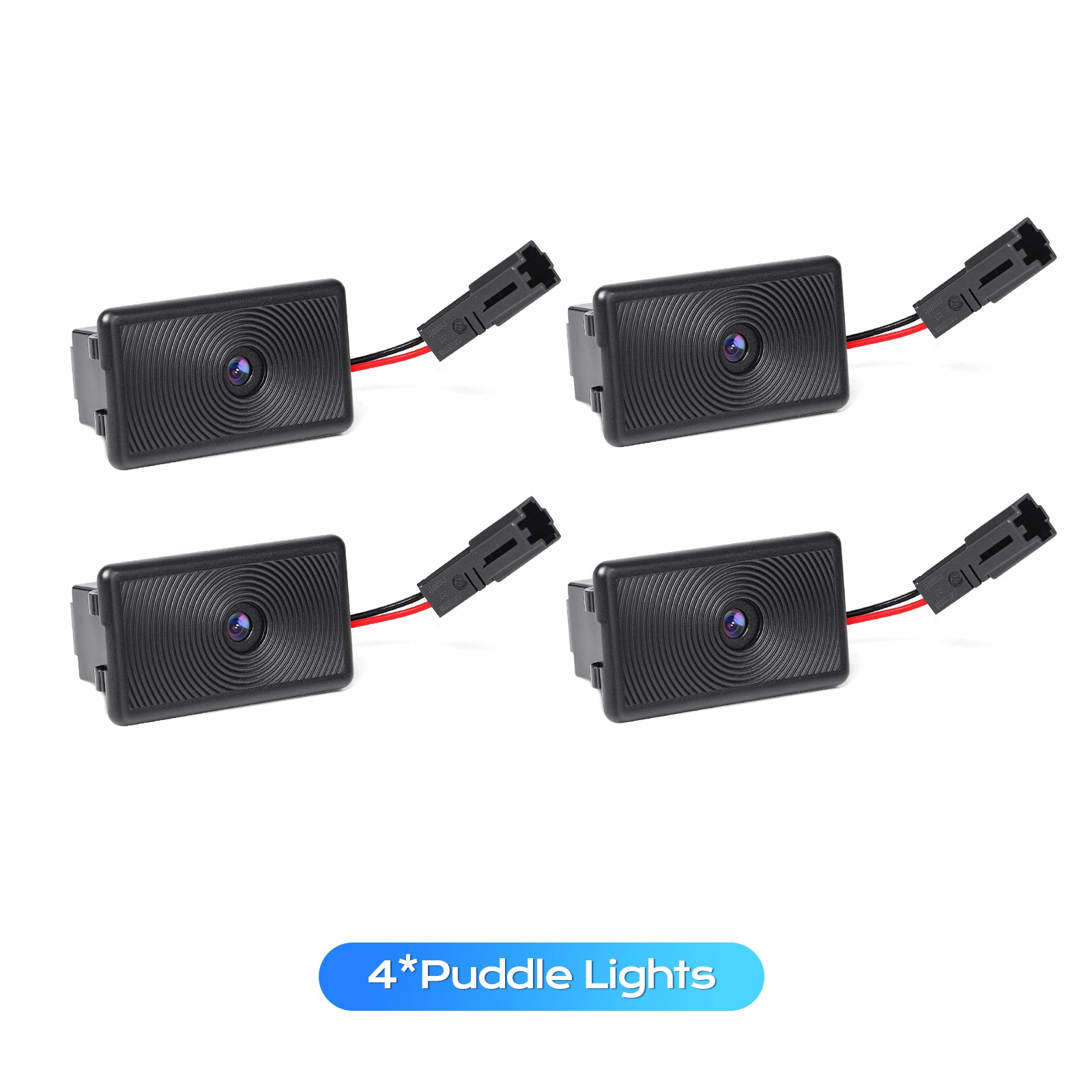 3D Logo Projector Lights for Tesla Model 3 & Y (2020-2026) - 4pcs Set