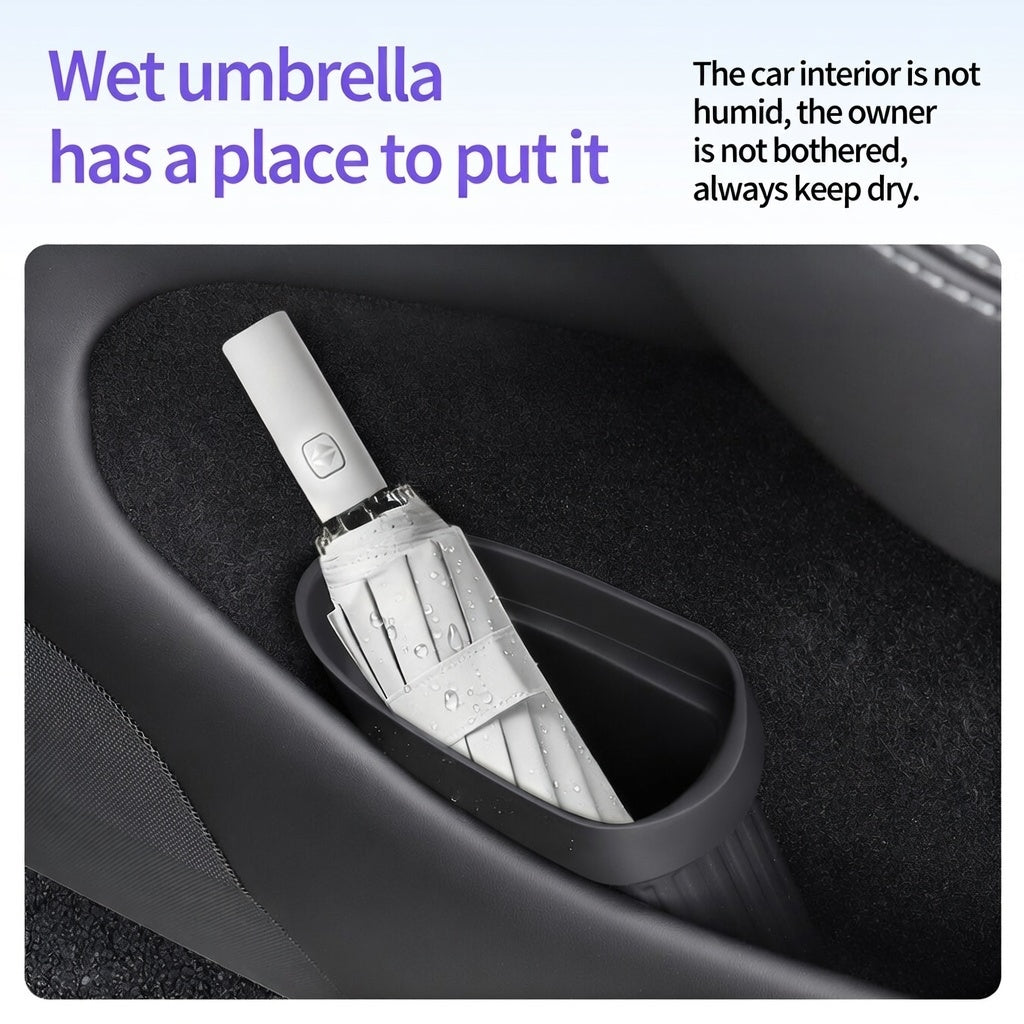 Car Door Mounted Trash Can